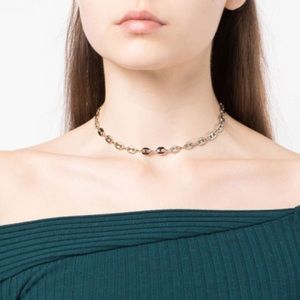 Gucci Style Two Tone Choker